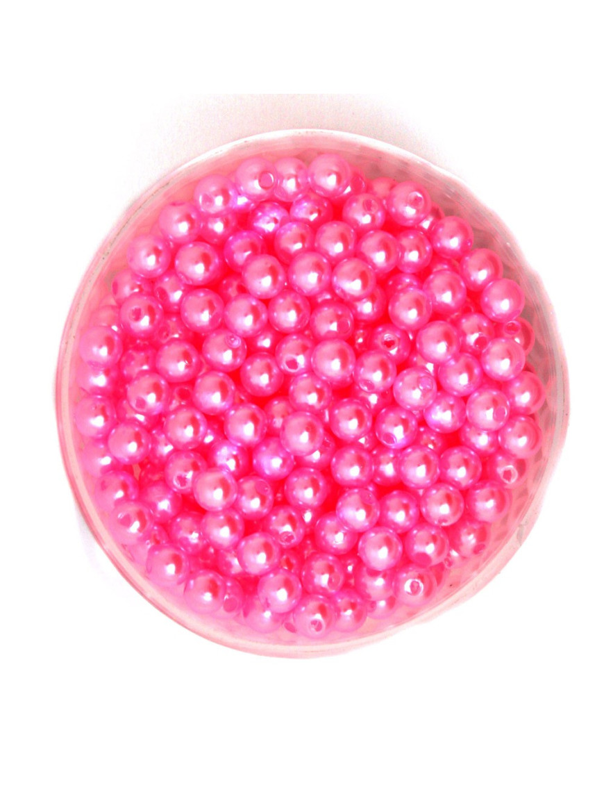Perles Acrylique Transparent AB 6mm - Lot De 50, Trou 1,4 Mm - Pour Création Bijoux Et Artisanat