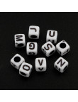 Lot de 20 Perles Alphabet 6mm Lettre au choix