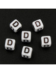 Lot de 20 Perles Alphabet 6mm Lettre au choix