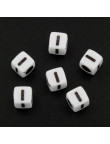Lot de 20 Perles Alphabet 6mm Lettre au choix