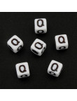 Lot de 20 Perles Alphabet 6mm Lettre au choix