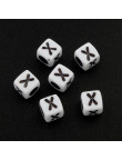 Lot de 20 Perles Alphabet 6mm Lettre au choix