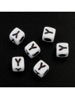 Lot de 20 Perles Alphabet 6mm Lettre au choix