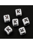 Lot de 20 Perles Alphabet 6mm Lettre au choix