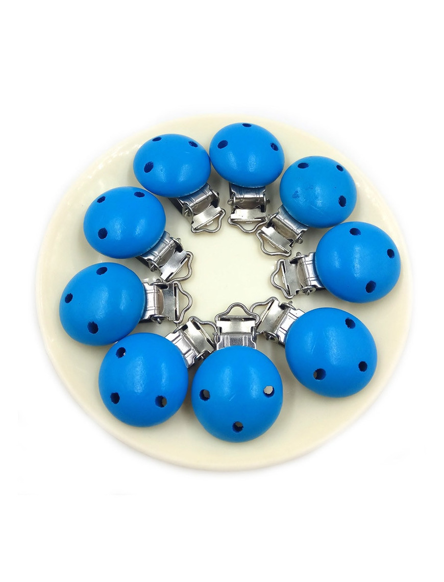 Pince Clip En Silicone Rond 3,5 Cm - Marque SAVMER, Fabriqué En France, Neuf