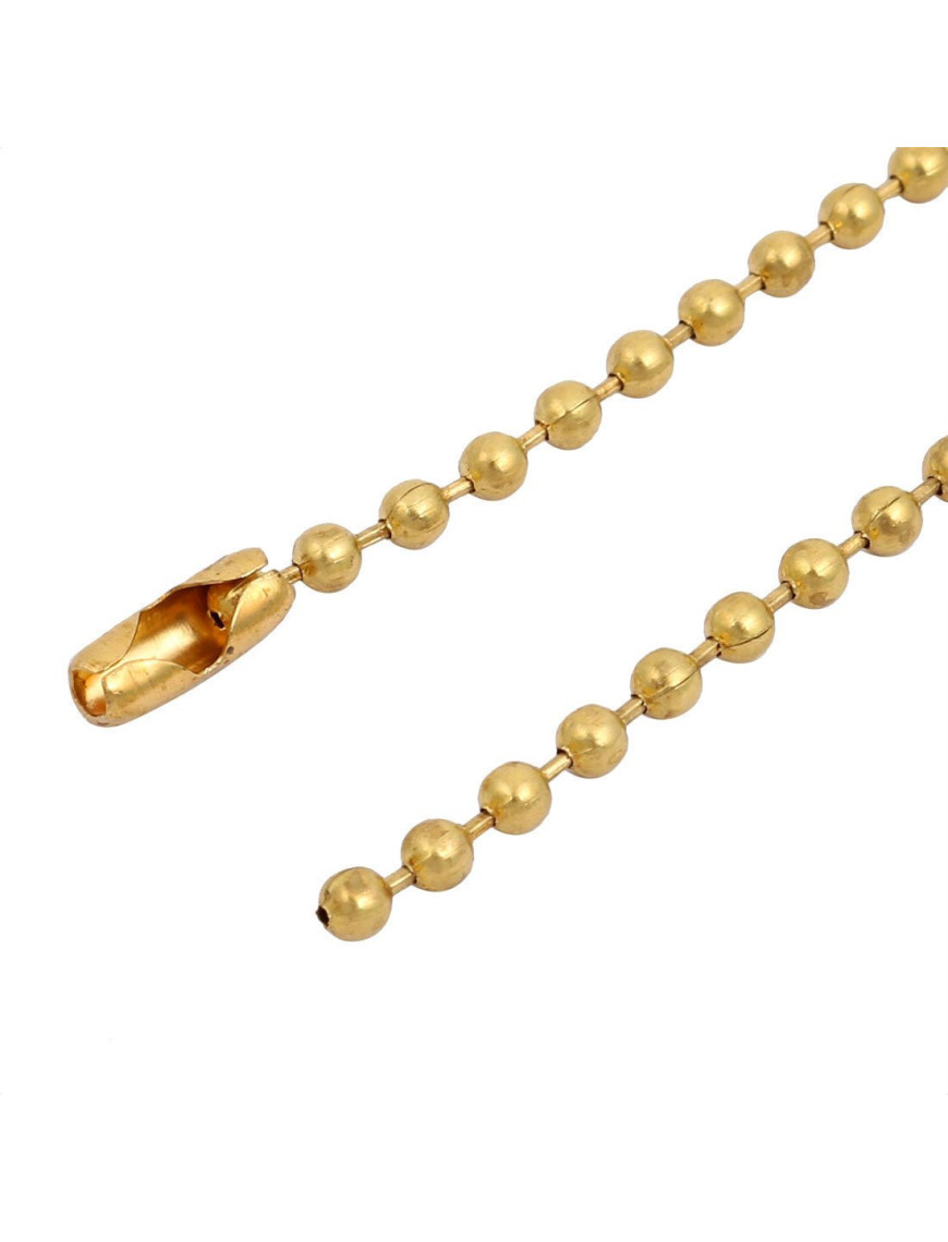 Lot De 100 Chaînes à Billes Colorées En Métal - Longueur 10 Cm - Pour Porte-clés, étiquettes, Bijoux DIY