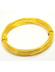 10m Fil Aluminium 1mm Couleur Doré