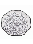 Perle Alphabet 6mm Blanc Cube Lettre au Choix