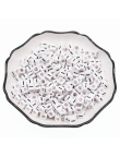 Perle Alphabet 6mm Blanc Cube Lettre au Choix