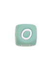 Perles Silicone Lettre Alphabet 12mm Vert Tilleul