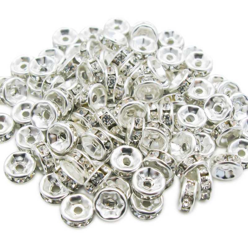 20 Perles Ronde 6mm En Acier Inoxydable - Perle métal - Creavea